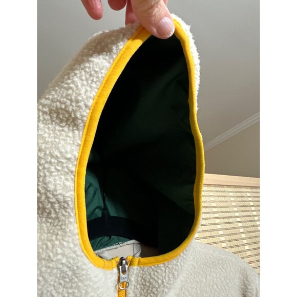 NFL Team Apparel Green Bay Packers Sherpa Fleece Hoodie Jacket SOLD - Picture 10 of 14